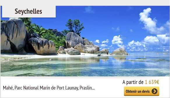 Seychelles  Mahé, Parc National Marin de Port Launay, Praslin ..  A partir de 1 639€