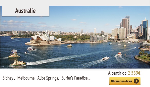 Australie  Sidney, Melbourne, Alice Springs, Surfer's Paradise ..  A partir de 2 589€